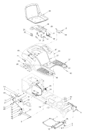 Page F Diagram and Parts List for 13AT604H701 2004 Yard Man Lawn Tractor